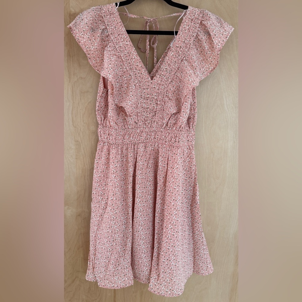 Heyson Pink Floral Dress: Small - Picture 3 of 13